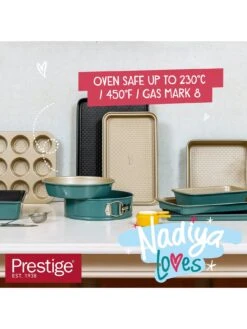 Prestige Nadiya Bakeware Set, 4 Piece -Oleu Furniture Shop UUU63 SQ4 0000000082 TEAL SLd2