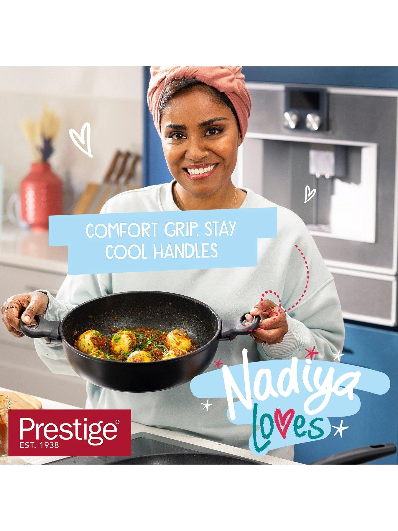 Prestige Nadiya Nesting Cookware Set, 4 Piece 7 Prestige Nadiya Nesting Cookware Set, 4 Piece - Image 5