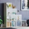 Vida Designs Durham 10 Cube Staircase Storage Unit - White 2 Vida Designs Durham 10 Cube Staircase Storage Unit - White -Oleu Furniture Shop UVJ5L SQ1 0000000013 WHITE RSr