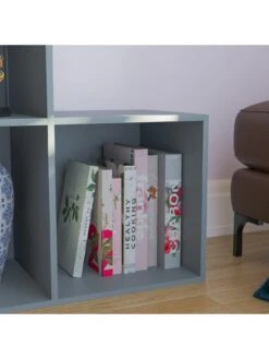 Vida Designs Durham 10 Cube Staircase Storage Unit - Grey 11 Vida Designs Durham 10 Cube Staircase Storage Unit - Grey -Oleu Furniture Shop UVJ5M SQ4 0000000005 GREY SLd