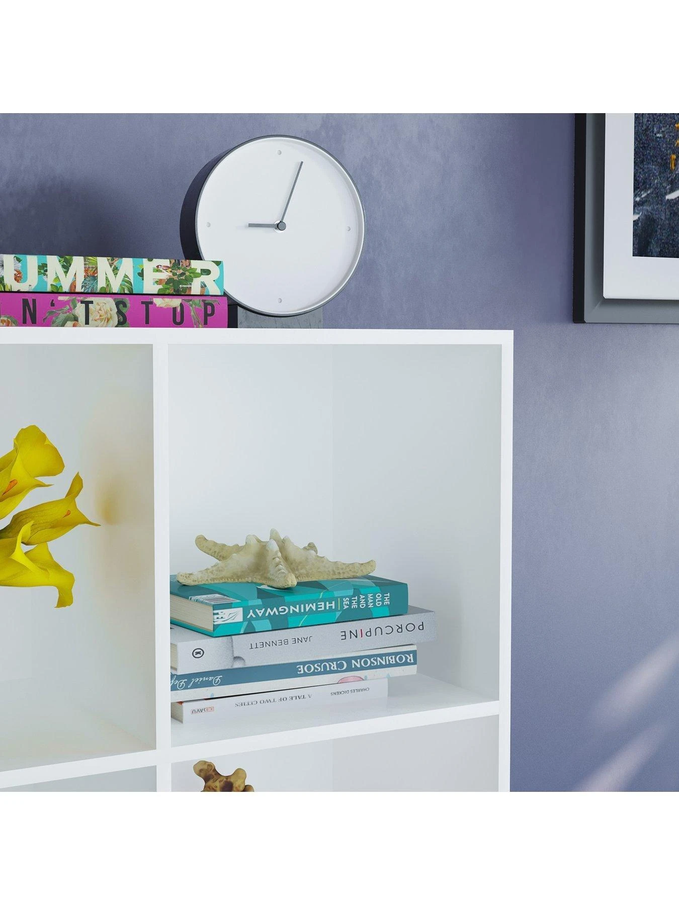 Vida Designs Durham 2 x 3 Cube Storage Unit - White 5 Vida Designs Durham 2 x 3 Cube Storage Unit - White - Image 3