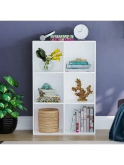 Vida Designs Durham 2 x 3 Cube Storage Unit - White 12 Vida Designs Durham 2 x 3 Cube Storage Unit - White -Oleu Furniture Shop UVJ5W SQ6 0000000013 WHITE SLd2