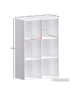 Vida Designs Durham 2 x 3 Cube Storage Unit - White 13 Vida Designs Durham 2 x 3 Cube Storage Unit - White -Oleu Furniture Shop UVJ5W SQ7 0000000013 WHITE DGy