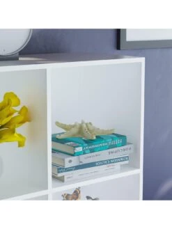 Vida Designs Durham 3 X 3 Cube Storage Unit - White -Oleu Furniture Shop UVJ64 SQ4 0000000013 WHITE SLd