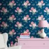 Cath Kidston Cath Kidson Antique Rose Wallpaper -Oleu Furniture Shop UVLPK SQ1 0000000020 BLUE SLf