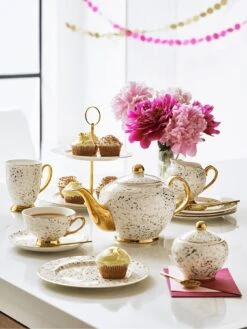 Bombay Duck Enchante Speckled Gold Sugar Pot -Oleu Furniture Shop UVZRJ SQ3 0000000036 GOLD SLd1
