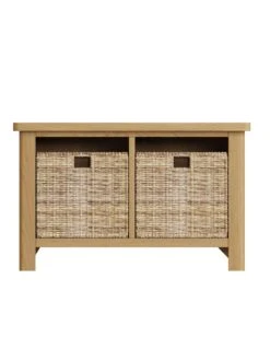 K-Interiors Shelton Ready Assembled Solid Wood Hall Bench 10 K-Interiors Shelton Ready Assembled Solid Wood Hall Bench -Oleu Furniture Shop UW56M SQ4 0000000138 RUSTIC OAK SLd