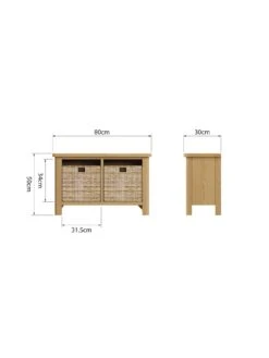 K-Interiors Shelton Ready Assembled Solid Wood Hall Bench 11 K-Interiors Shelton Ready Assembled Solid Wood Hall Bench -Oleu Furniture Shop UW56M SQ7 0000000138 RUSTIC OAK DGy