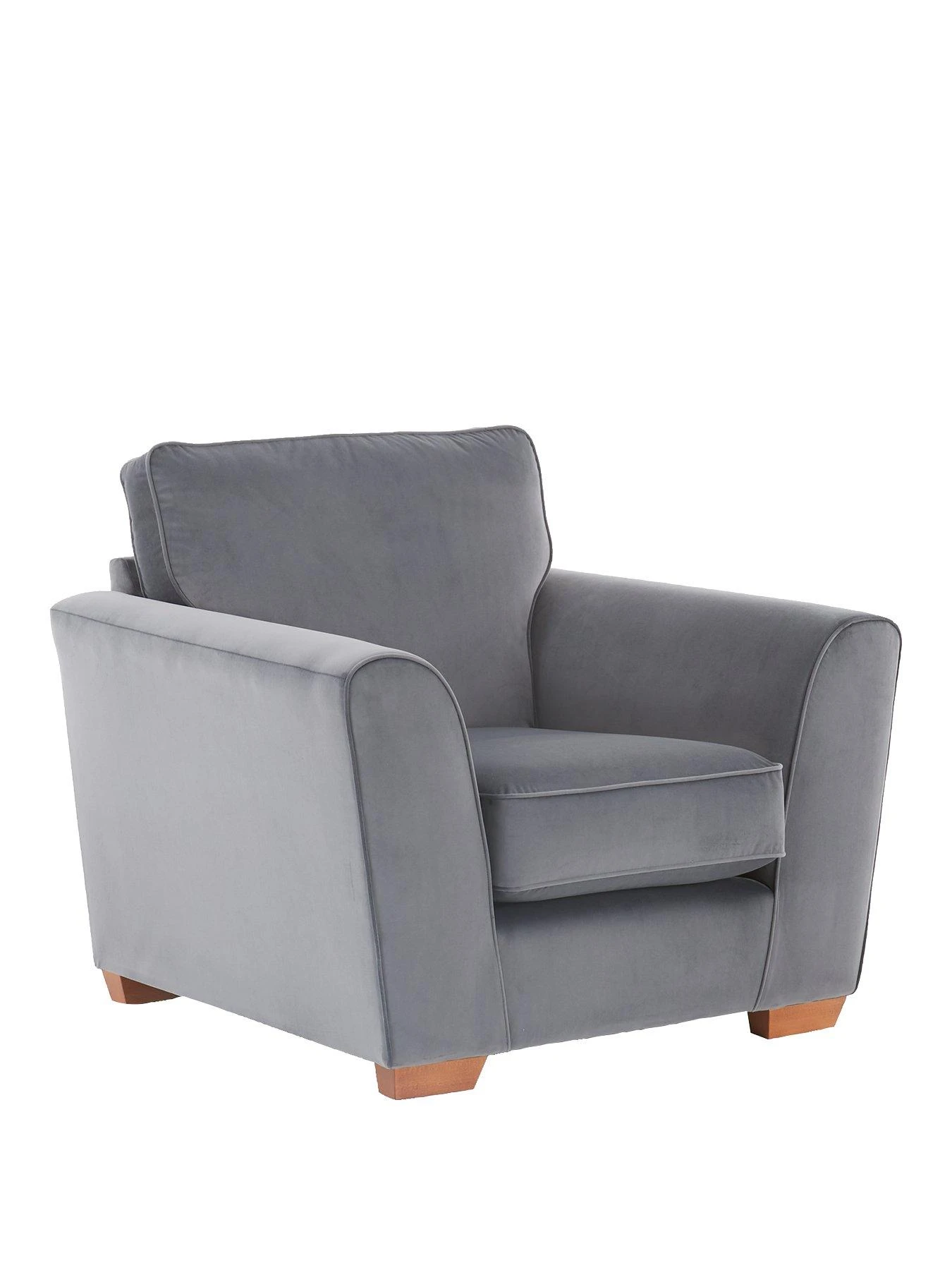 Very Home Jackson Velvet Armchair 5 Very Home Jackson Velvet Armchair - Image 3