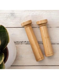 Salter Bamboo Salt & Pepper 6 Salter Bamboo Salt & Pepper -Oleu Furniture Shop UWCL6 SQ2 0000000143 BROWN SLd