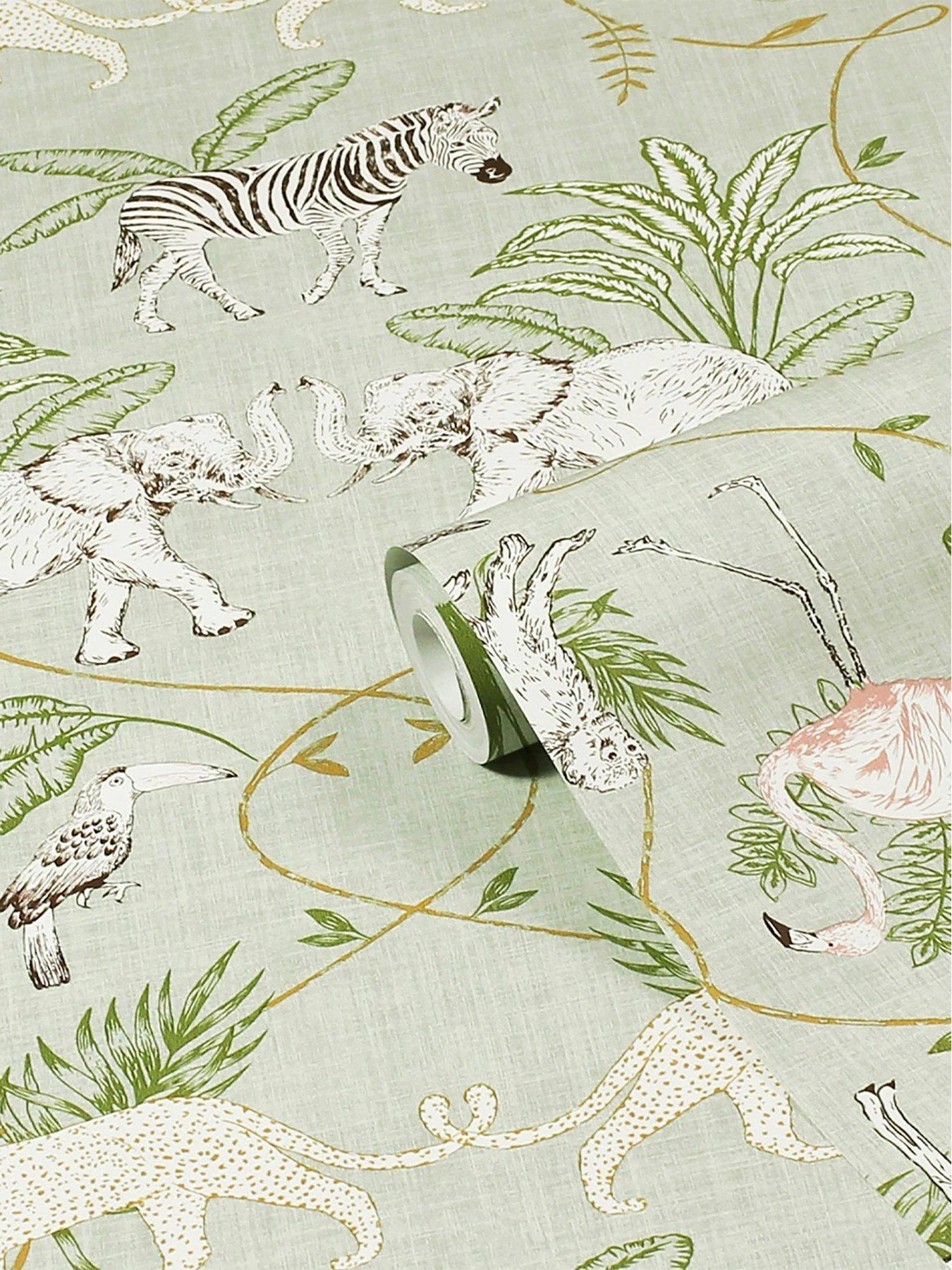 Furn Serengeti Animal Printed Wallpaper 3 Furn Serengeti Animal Printed Wallpaper