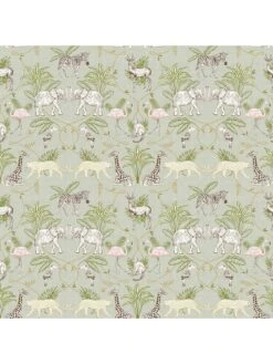 Furn Serengeti Animal Printed Wallpaper 7 Furn Serengeti Animal Printed Wallpaper -Oleu Furniture Shop UWLQ9 SQ3 0000000047 GREEN SLd1