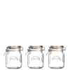 KILNER Set Of 3 1-Litre Clip Top Jars 2 KILNER Set Of 3 1-Litre Clip Top Jars -Oleu Furniture Shop UWVE2 SQ1 0000000647 CLEAR SLf