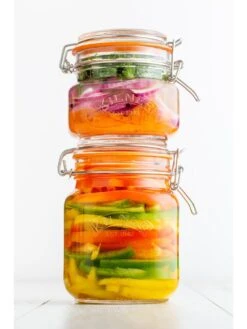 KILNER Set Of 3 1-Litre Clip Top Jars -Oleu Furniture Shop UWVE2 SQ4 0000000647 CLEAR SLd2
