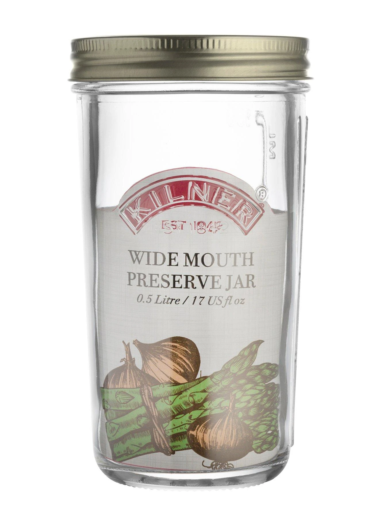 KILNER Set Of 3 0.5-Litre Screw Top Widemouth Preserve Jars 4 KILNER Set Of 3 0.5-Litre Screw Top Widemouth Preserve Jars - Image 2