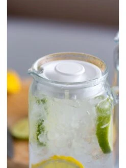 Ravenhead Essentials Flower Fridge Jugs – Set Of 2 13 Ravenhead Essentials Flower Fridge Jugs – Set Of 2 -Oleu Furniture Shop UWVEG SQ6 0000000647 CLEAR SLd4