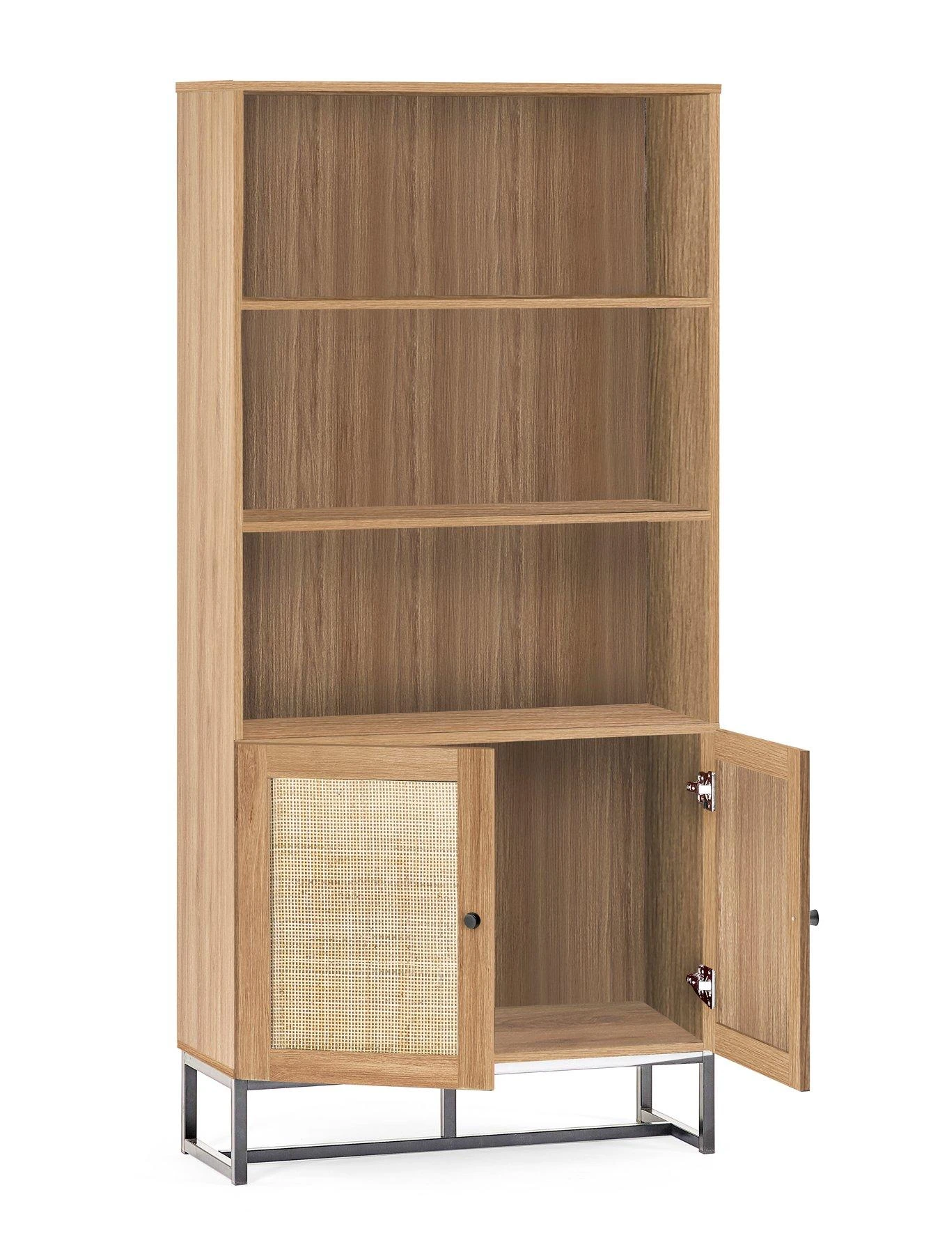 Julian Bowen Padstow Tall Bookcase - Oak 6 Julian Bowen Padstow Tall Bookcase - Oak - Image 4
