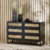 Julian Bowen Padstow 6 Drawer Chest -Oleu Furniture Shop UX5CZ SQ1 0000000004 BLACK RSr