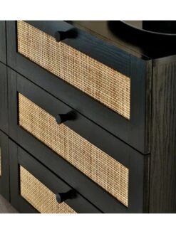 Julian Bowen Padstow 6 Drawer Chest -Oleu Furniture Shop UX5CZ SQ4 0000000004 BLACK SLd