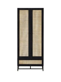 Julian Bowen Padstow 1 Drawer, 2 Door Wardrobe 8 Julian Bowen Padstow 1 Drawer, 2 Door Wardrobe -Oleu Furniture Shop UX5D2 SQ2 0000000004 BLACK SLf