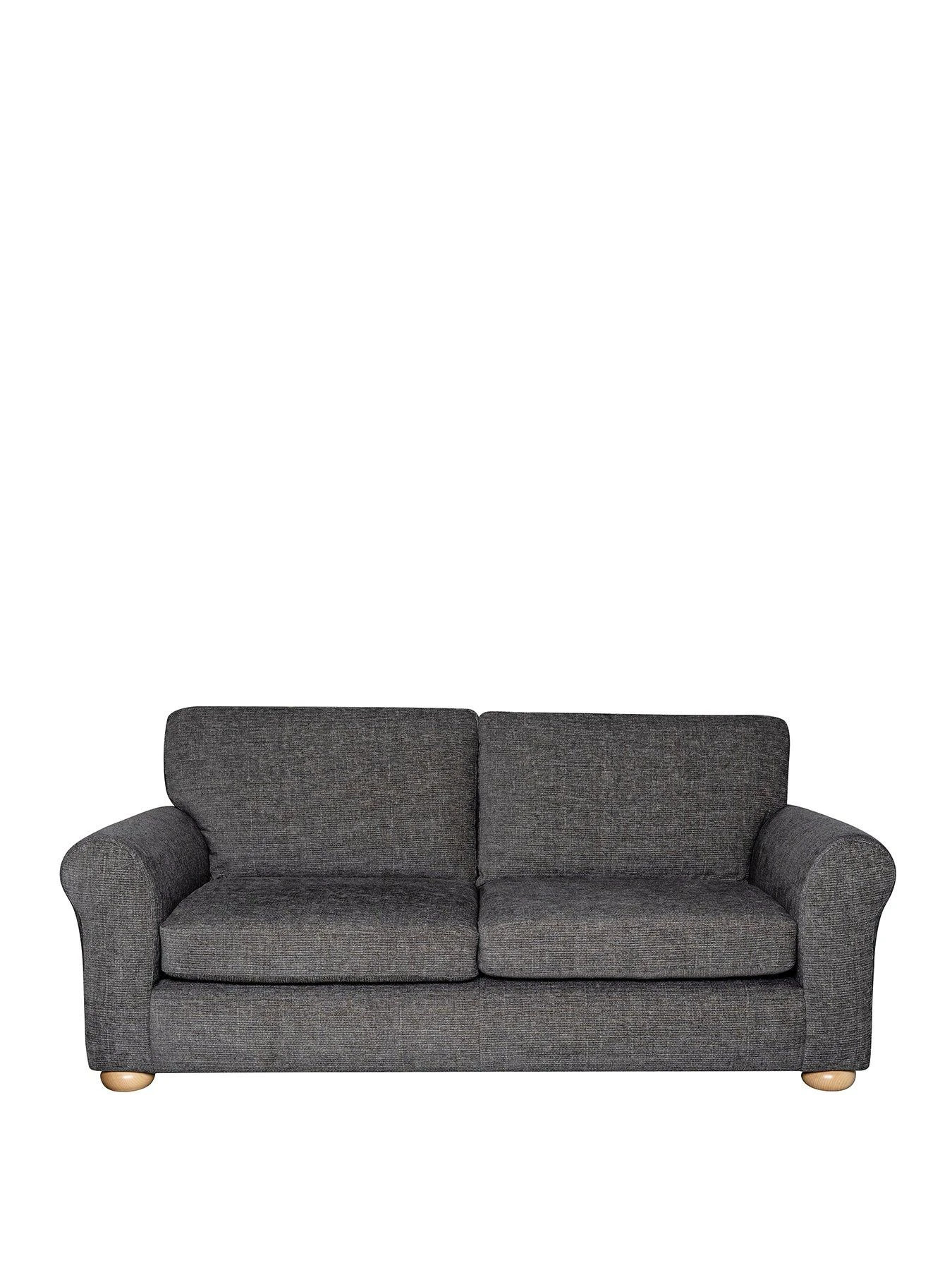 Very Home Bailey Fabric 2 Seater Sofa - Charcoal - FSC® Certified 4 Very Home Bailey Fabric 2 Seater Sofa - Charcoal - FSC® Certified - Image 2