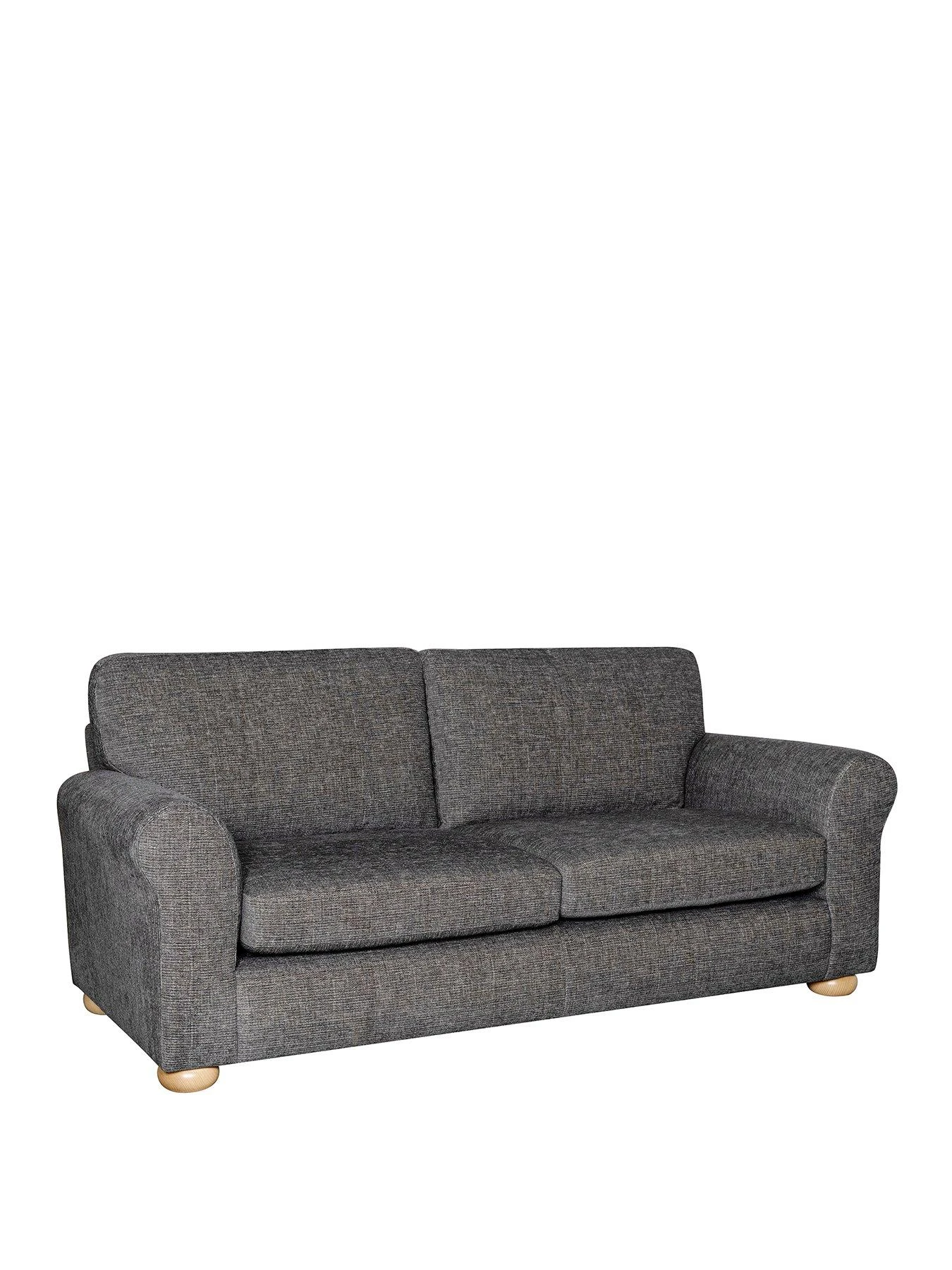 Very Home Bailey Fabric 2 Seater Sofa - Charcoal - FSC® Certified 5 Very Home Bailey Fabric 2 Seater Sofa - Charcoal - FSC® Certified - Image 3