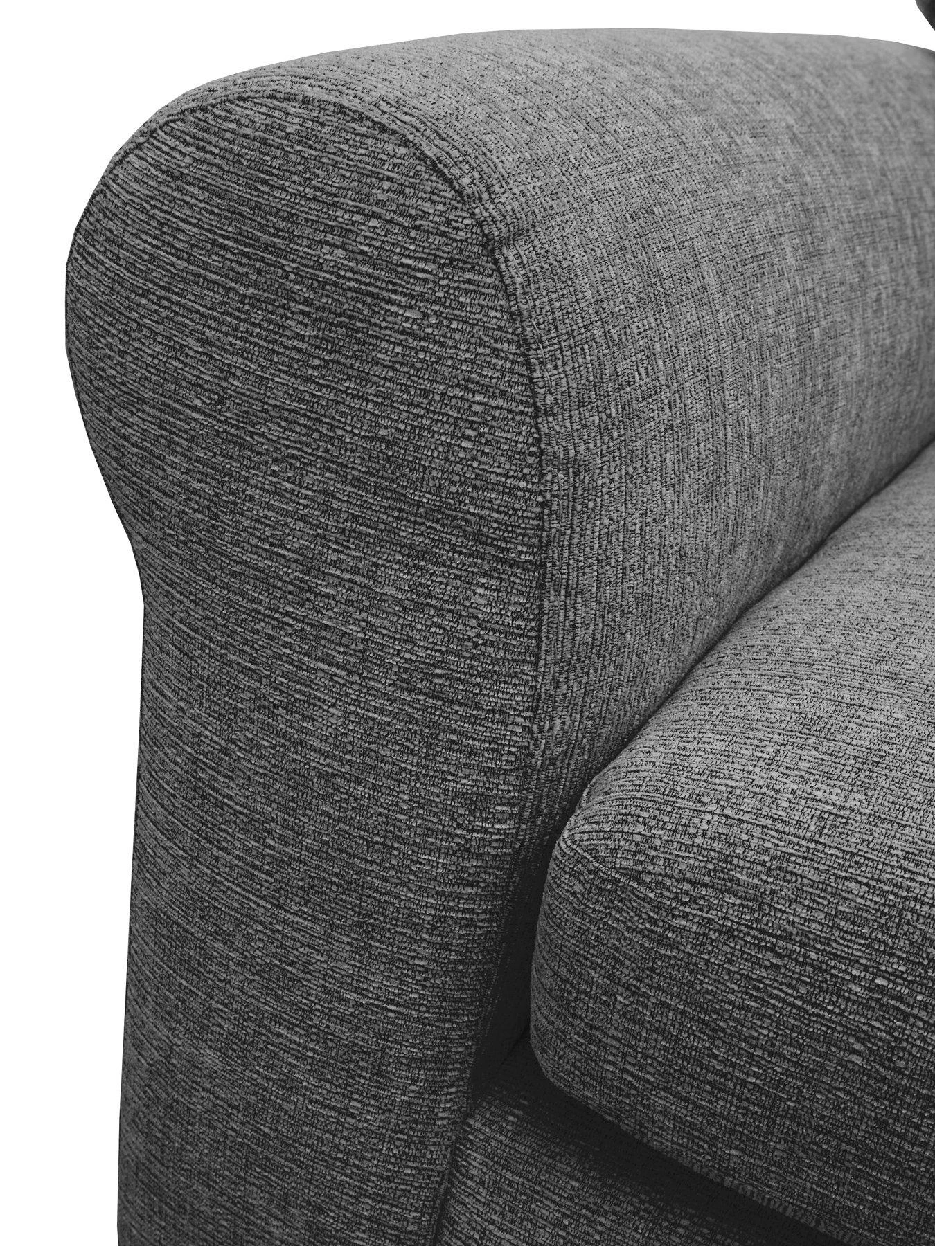 Very Home Bailey Fabric 2 Seater Sofa - Charcoal - FSC® Certified 6 Very Home Bailey Fabric 2 Seater Sofa - Charcoal - FSC® Certified - Image 4