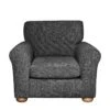 Very Home Bailey Fabric Armchair - Charcoal - FSC® Certified
