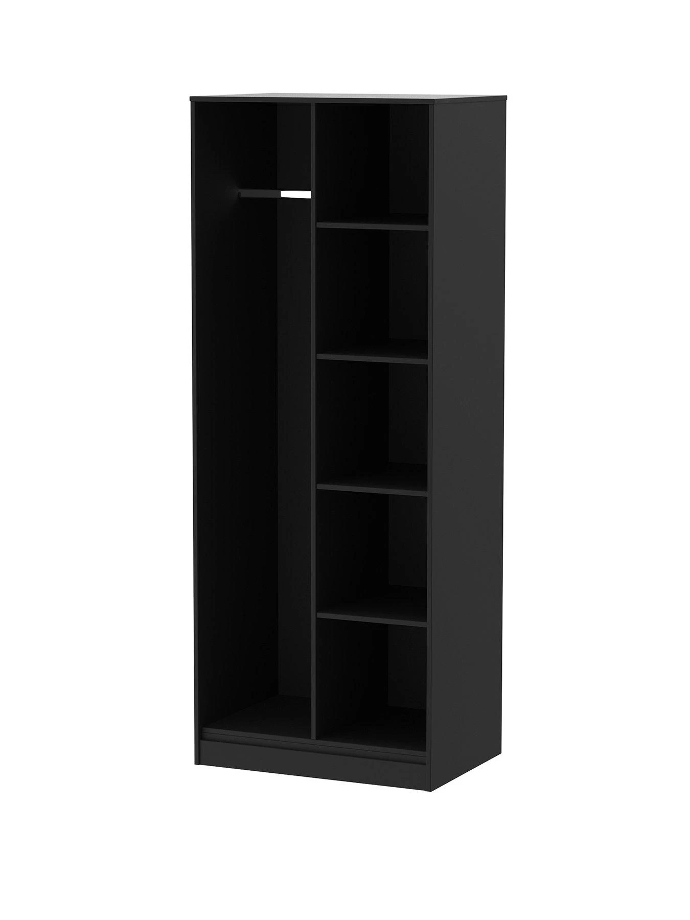 SWIFT Cube Ready Assembled Open Shelf Unit - Black - FSC® Certified 4 SWIFT Cube Ready Assembled Open Shelf Unit - Black - FSC® Certified - Image 2