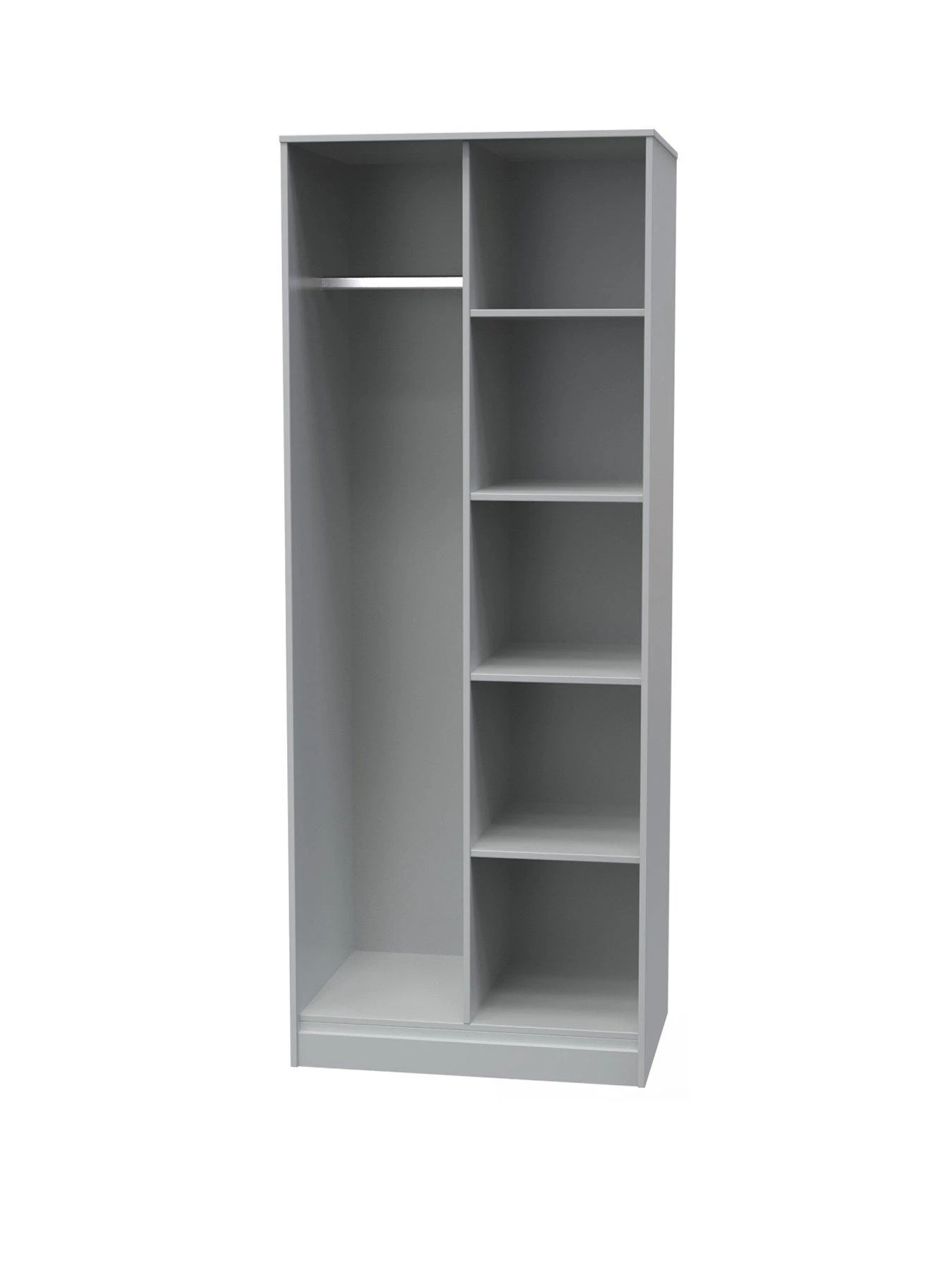 SWIFT Cube Ready Assembled Open Shelf Unit - Grey - FSC® Certified 4 SWIFT Cube Ready Assembled Open Shelf Unit - Grey - FSC® Certified - Image 2