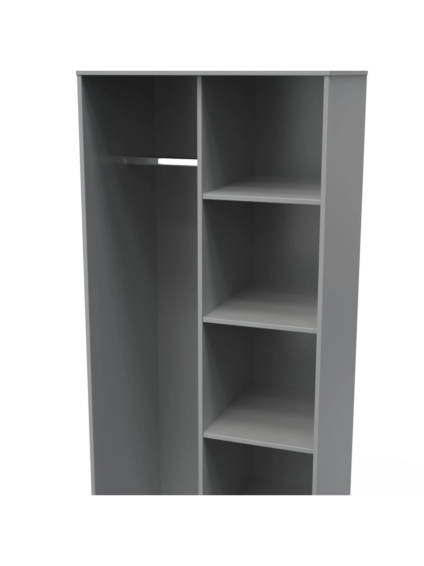 SWIFT Cube Ready Assembled Open Shelf Unit - Grey - FSC® Certified 6 SWIFT Cube Ready Assembled Open Shelf Unit - Grey - FSC® Certified - Image 4