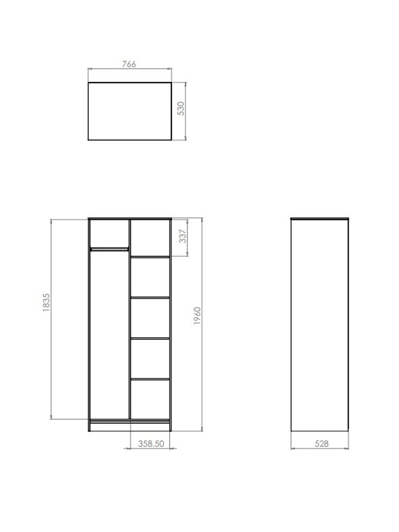 SWIFT Cube Ready Assembled Open Shelf Unit - White - FSC® Certified 7 SWIFT Cube Ready Assembled Open Shelf Unit - White - FSC® Certified - Image 5