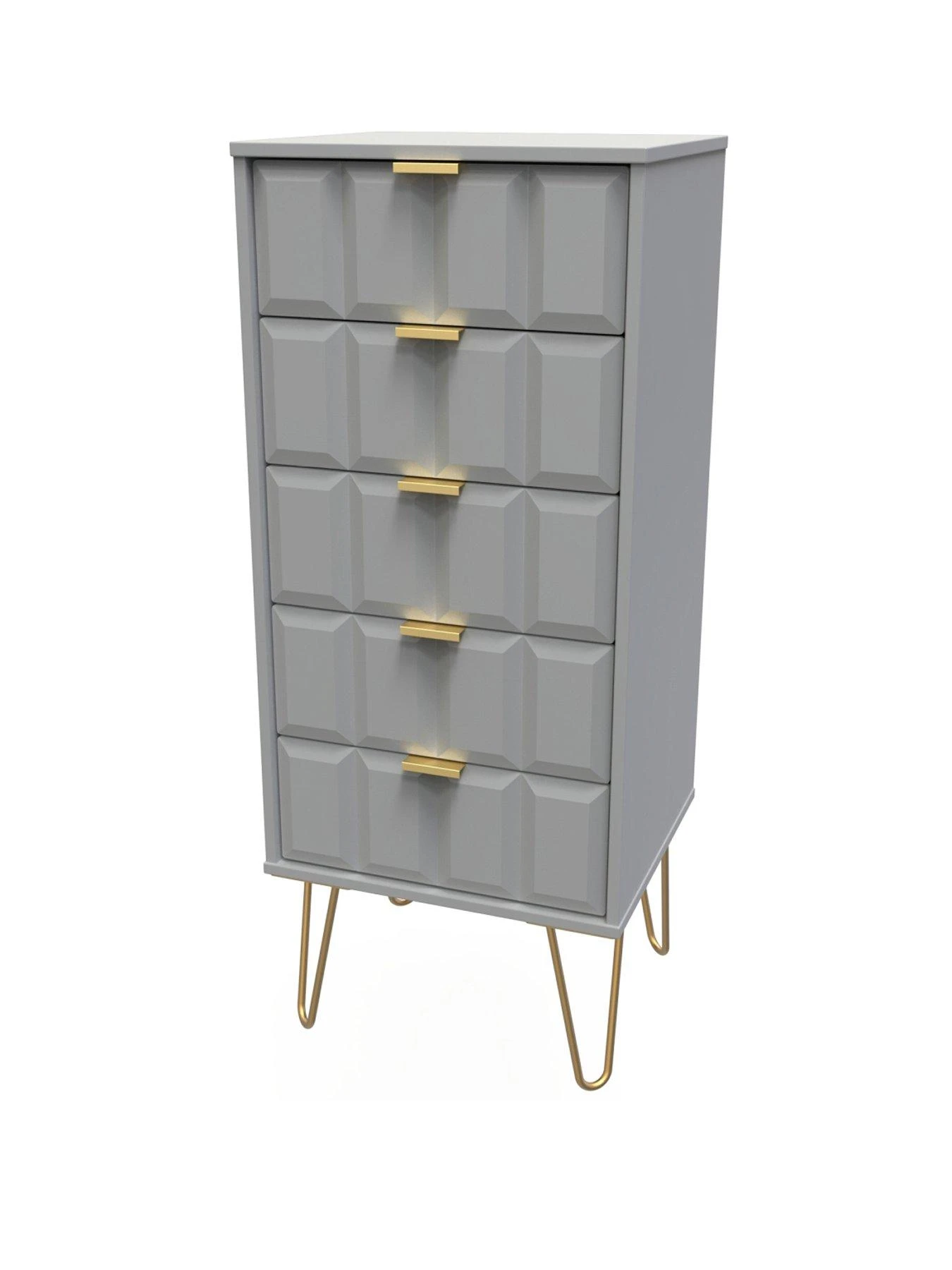 SWIFT Cube Ready Assembled 5 Drawer Tall Boy - FSC® Certified 5 SWIFT Cube Ready Assembled 5 Drawer Tall Boy - FSC® Certified - Image 3