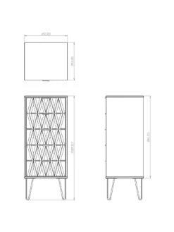 SWIFT Cube Ready Assembled 5 Drawer Tall Boy - FSC® Certified 16 SWIFT Cube Ready Assembled 5 Drawer Tall Boy - FSC® Certified -Oleu Furniture Shop UY6HQ SQ7 0000000005 GREY DGy
