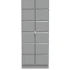SWIFT Cube Ready Assembled 2 Door Wardrobe - FSC® Certified 1 SWIFT Cube Ready Assembled 2 Door Wardrobe - FSC® Certified -Oleu Furniture Shop UY6HS SQ1 0000000005 GREY SLf