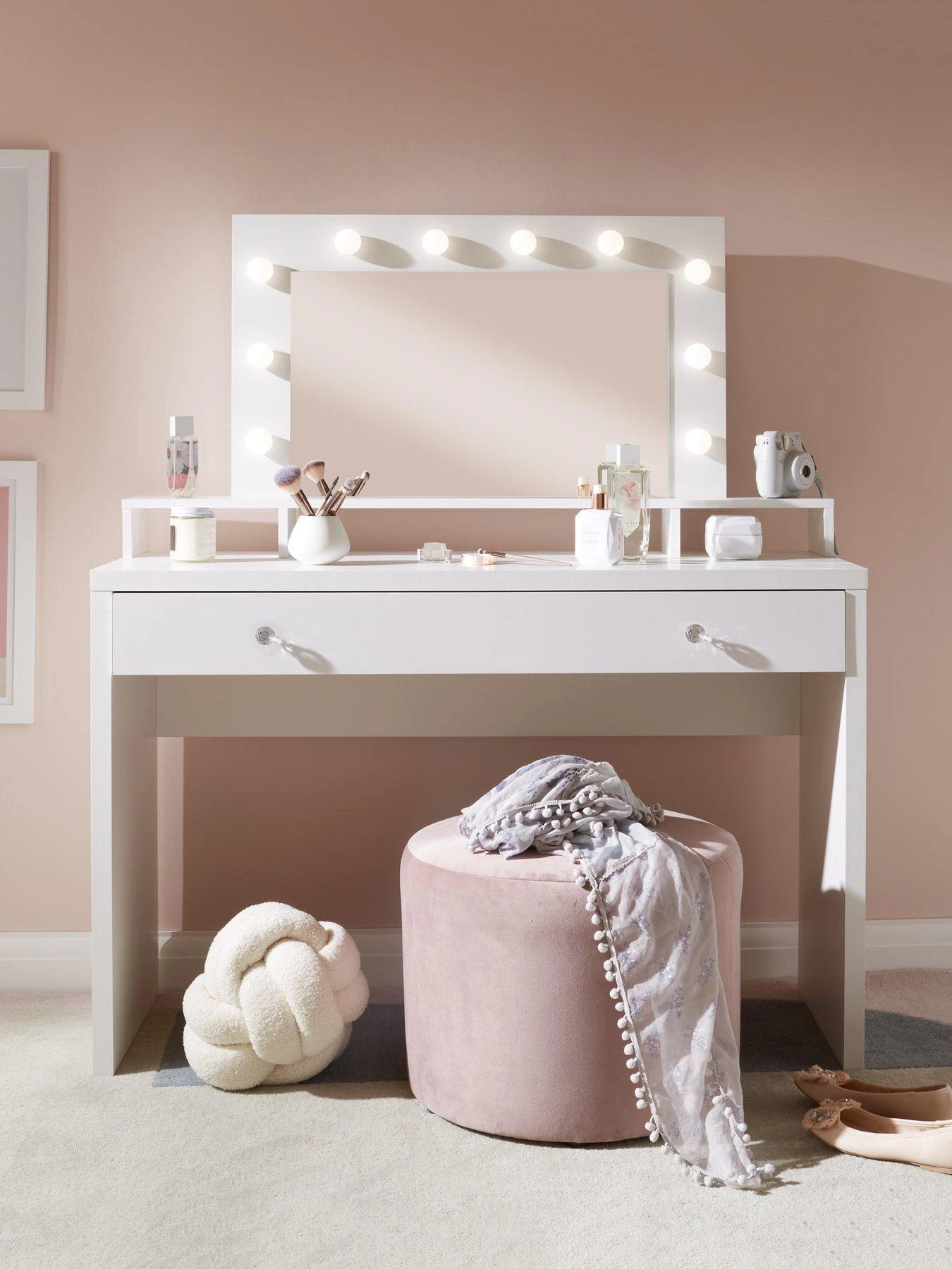 Very Home Aria Dressing Table With Mirror And Lighting - FSC® Certified 3 Very Home Aria Dressing Table With Mirror And Lighting - FSC® Certified