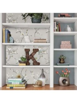 NuWallpaper Nuwall Mirei Wallpaper 11 NuWallpaper Nuwall Mirei Wallpaper -Oleu Furniture Shop UZVEZ SQ5 0000000005 GREY RSr