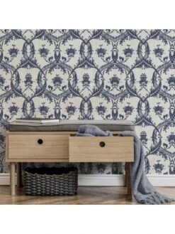 Vymura Milano Floral Damask -Oleu Furniture Shop UZVFU SQ5 0000000020 BLUE RSr