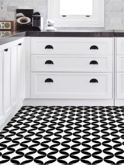 Floor Pops Pack Of 10 Starlight Peel & Stick Floor Tiles