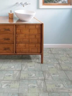 Floor Pops Pack Of 10 Boardwalk Peel & Stick Floor Tiles