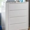 Very Home Gleam Gloss 4 Drawer Chest -Oleu Furniture Shop V24B2 SQ1 0000000013 WHITE RSr