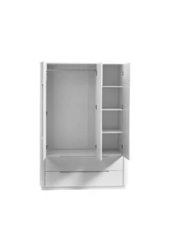 Very Home Gleam Gloss 3 Door, 2 Drawer Wardrobe 8 Very Home Gleam Gloss 3 Door, 2 Drawer Wardrobe -Oleu Furniture Shop V24B5 SQ4 0000000013 WHITE SLd