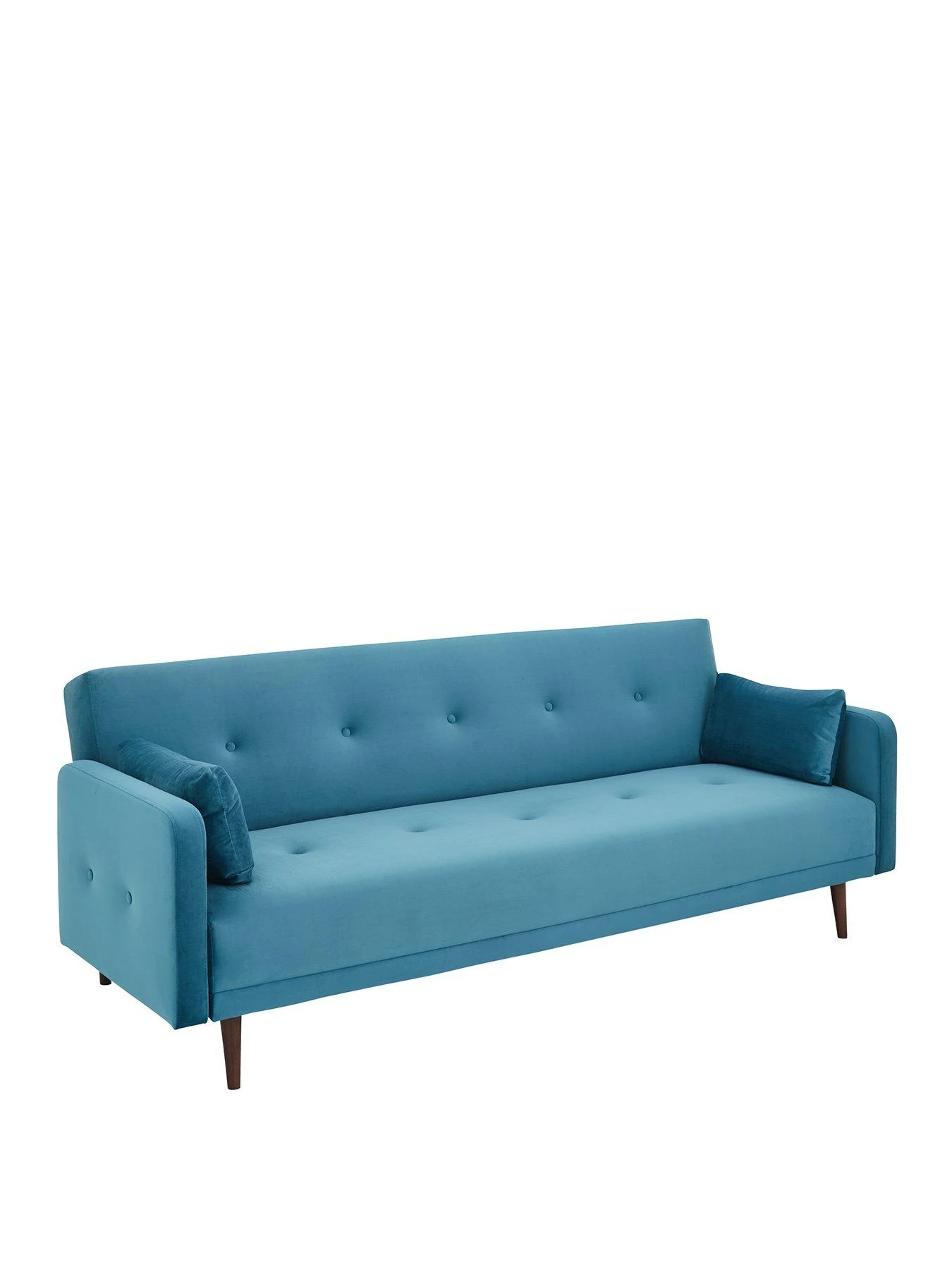 Very Home Cadiz Velvet Sofa Bed - Blue - FSC® Certified 5 Very Home Cadiz Velvet Sofa Bed - Blue - FSC® Certified - Image 3