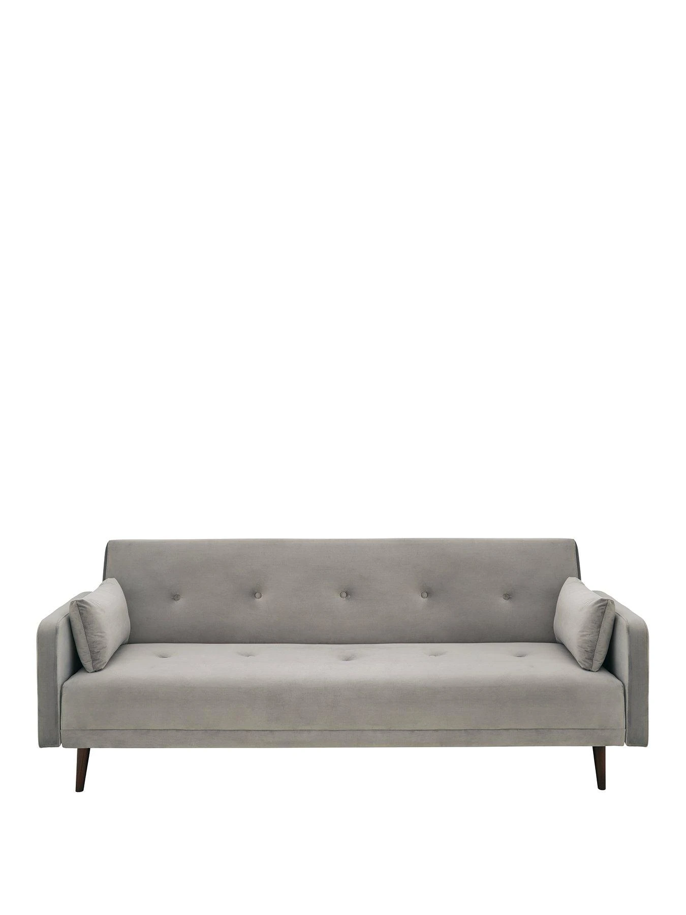 Very Home Cadiz Velvet Sofa Bed - Grey - FSC® Certified 4 Very Home Cadiz Velvet Sofa Bed - Grey - FSC® Certified - Image 2