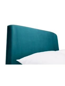 Julian Bowen Frida Curved Velvet Bed - Teal -Oleu Furniture Shop V2TJA SQ3 0000000082 TEAL SLd