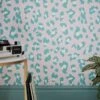 Envy Big Cat Wallpaper -Oleu Furniture Shop V3KE9 SQ1 0000000736 PINK BLUE SLf
