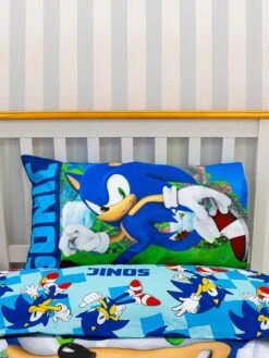 Sonic The Hedgehog Moves Single Duvet Cover Set - Multi 9 Sonic The Hedgehog Moves Single Duvet Cover Set - Multi -Oleu Furniture Shop V3MMT SQ4 0000000029 MULTI SLd1