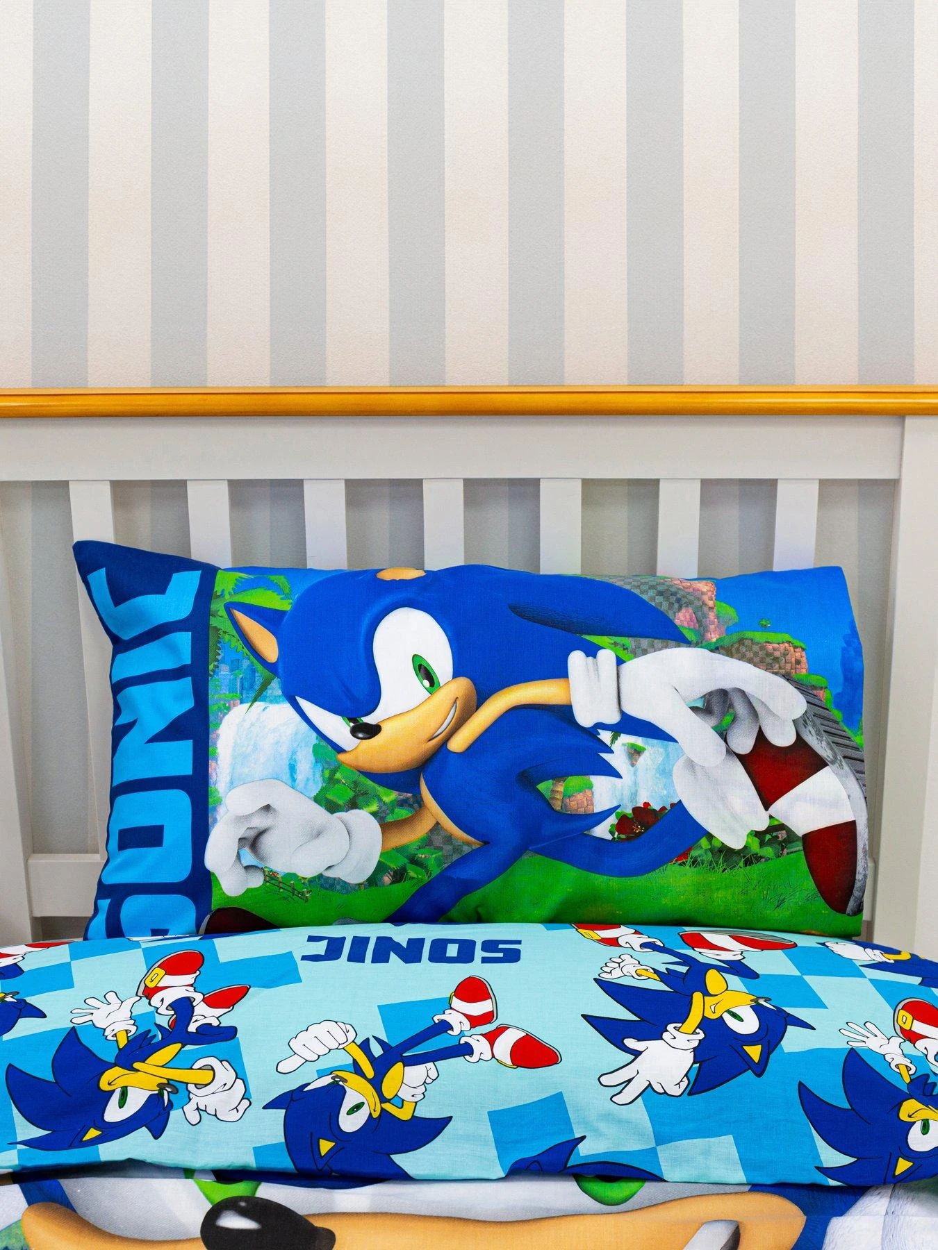 Sonic The Hedgehog Moves Single Duvet Cover Set - Multi 6 Sonic The Hedgehog Moves Single Duvet Cover Set - Multi - Image 4