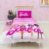 Barbie Sweet Single Panel Duvet Cover Set - Pink