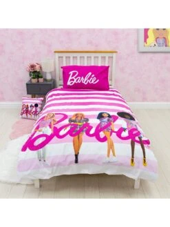 Barbie Sweet Single Panel Duvet Cover Set - Pink
